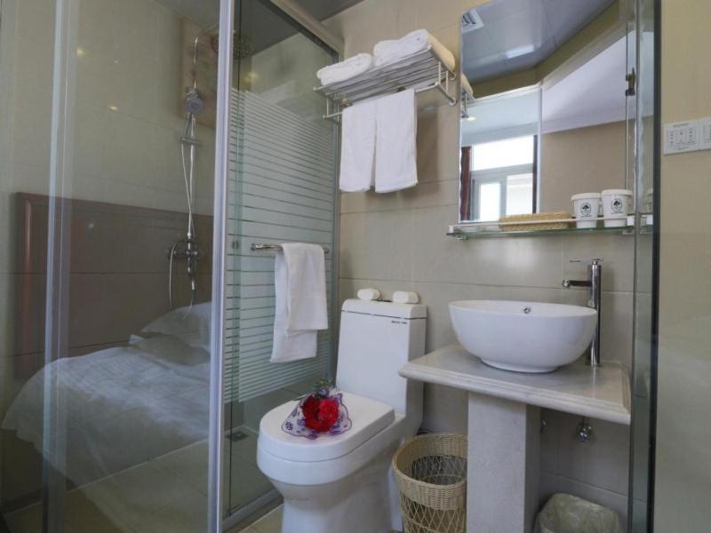 Greentree Inn Shanghai Pudong Airport Huaxia East Road Railway Station Shell Hotel Xangai Exterior foto