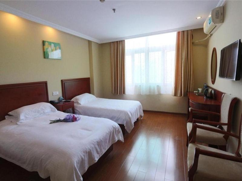 Greentree Inn Shanghai Pudong Airport Huaxia East Road Railway Station Shell Hotel Xangai Exterior foto